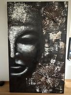 Cadre bouddha - peinture sur toile (190x120), Ophalen, Zo goed als nieuw, Schilderij