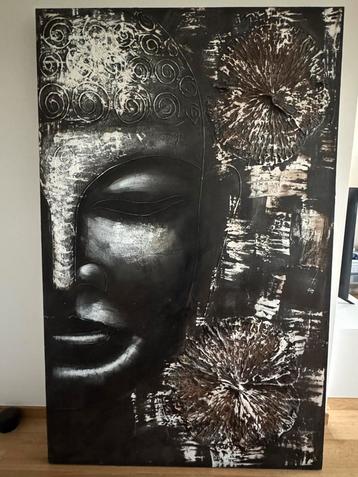Cadre bouddha - peinture sur toile (190x120) beschikbaar voor biedingen