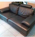Lederen 2-zit, Huis en Inrichting, Ophalen, Zo goed als nieuw