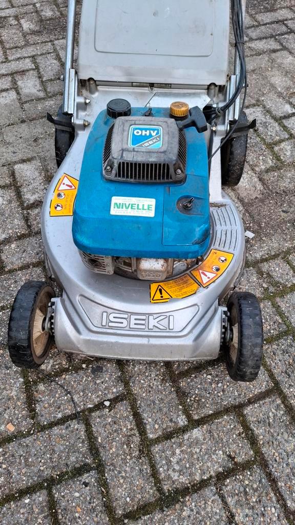 iseki s521 grasmaaier zelftrekker 53cm maaidek, Tuin en Terras, Grasmaaiers, Gebruikt, Ophalen