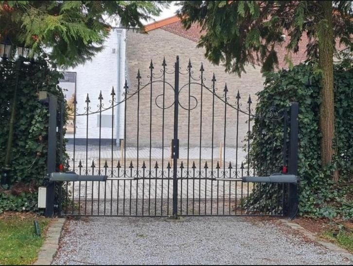 Smeedijzeren poort, Tuin en Terras, Tuinhekken en Hekwerk, Gebruikt, Ophalen