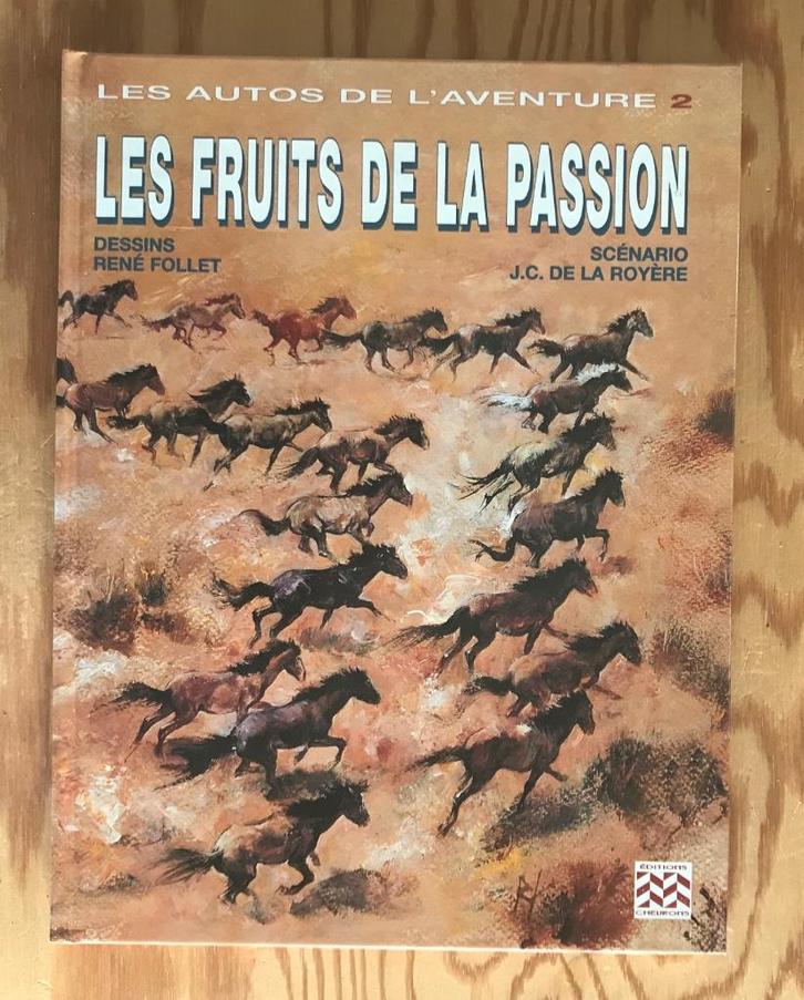 Les AUTOS DE L'AVENTURE  EO TBE+, Boeken, Stripverhalen, Ophalen of Verzenden