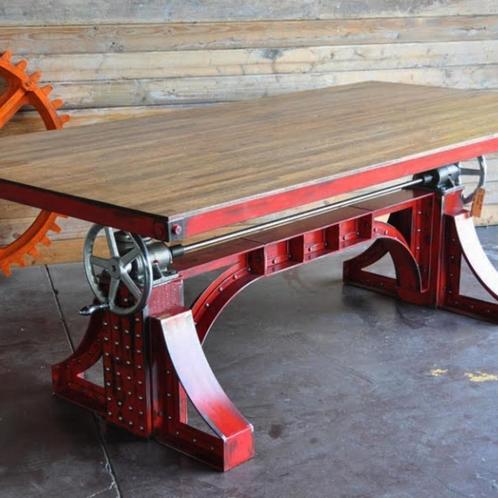 Table de salle à manger et de bar pivotante industrielle, Maison & Meubles, Tables | Tables à manger, Neuf, 100 à 150 cm, 200 cm ou plus