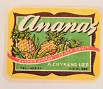 Ananas A.Cuykens Lier Etiquette Bottle Label 33, Verzenden, Zo goed als nieuw, Overige typen, Overige merken