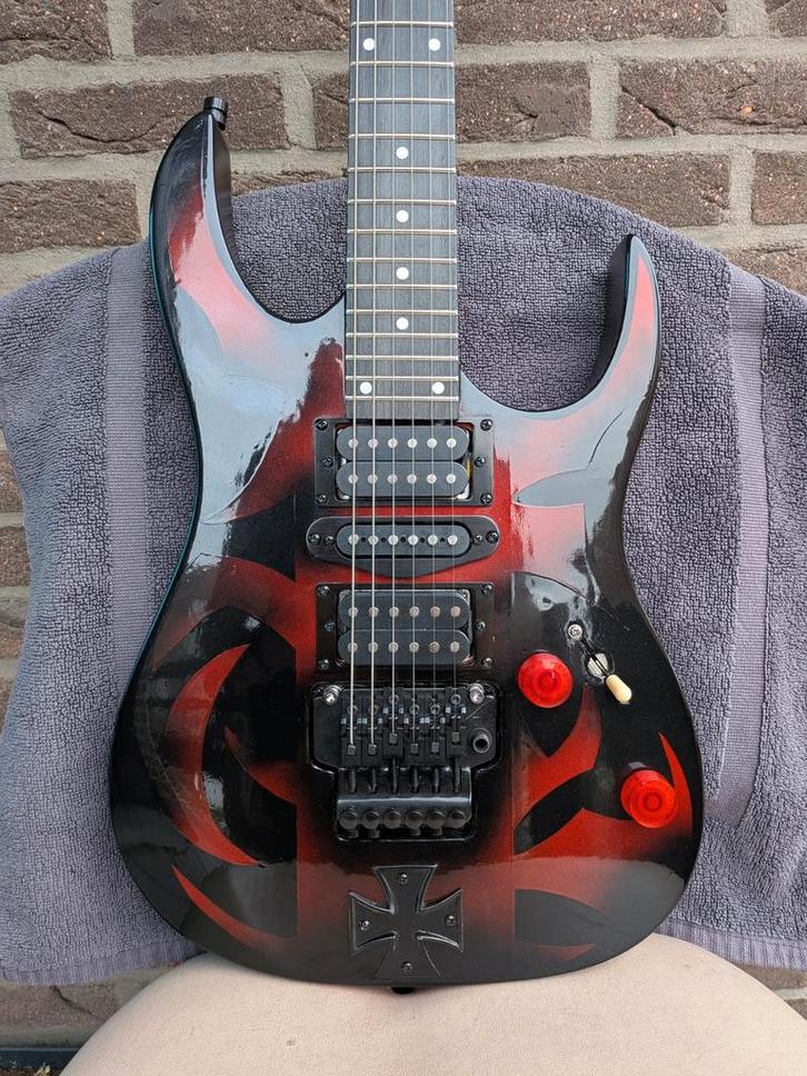 Gears4music zelfbouwgitaar, Musique & Instruments, Instruments à corde | Guitares | Électriques, Comme neuf, Solid body, Autres marques