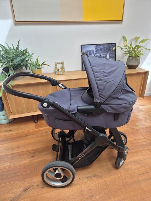 Mutsy EVO reiswieg/buggy + adapters voor maxi cosi, Kinderen en Baby's, Kinderwagens en Combinaties, Zo goed als nieuw, Mutsy