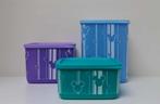 Tupperware Grand Set - Cubix « Disney » Promo, Vert, Boîte, Enlèvement ou Envoi, Neuf