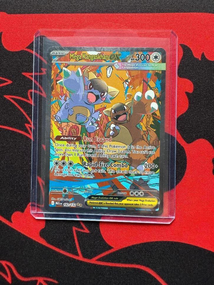 Pokémon Mega Kangaskhan ex (MEG 182) Mega Evolution, Hobby en Vrije tijd, Verzamelkaartspellen | Pokémon, Zo goed als nieuw, Losse kaart