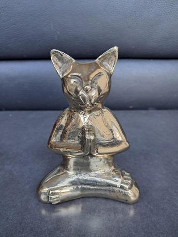 Zen chat/yoga/meditatie/brons beschikbaar voor biedingen