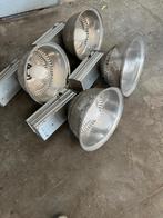 Industriële spaarlampen 4 stuks, Gebruikt, 60 watt of meer, Ophalen, Spaarlamp