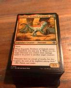 Magic the gathering deck red green dinos, Ophalen of Verzenden, Zo goed als nieuw, Speeldeck, Foil
