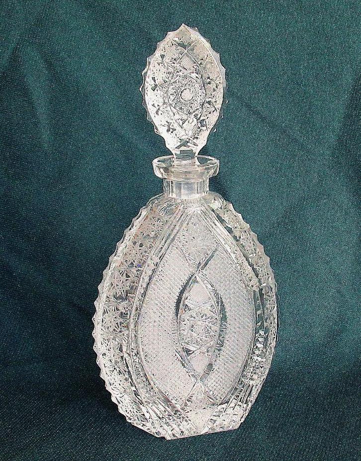 Vintage Bohemia Crystal, Tsjechië, 24% kristallen karafde 70, Antiek en Kunst, Antiek | Glaswerk en Kristal, Ophalen of Verzenden