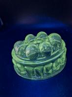 Antieke cake vorm mangaan glas, Antiquités & Art, Antiquités | Verre & Cristal, Enlèvement ou Envoi