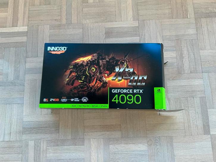 INNO3D GeForce RTX 4090 X3 OC, Computers en Software, Videokaarten, Nvidia, PCI, Ophalen of Verzenden