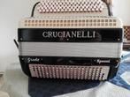 knop-accordeon Crucianelli, Muziek en Instrumenten, Overige merken, Knopaccordeon, Zo goed als nieuw, 120-bas