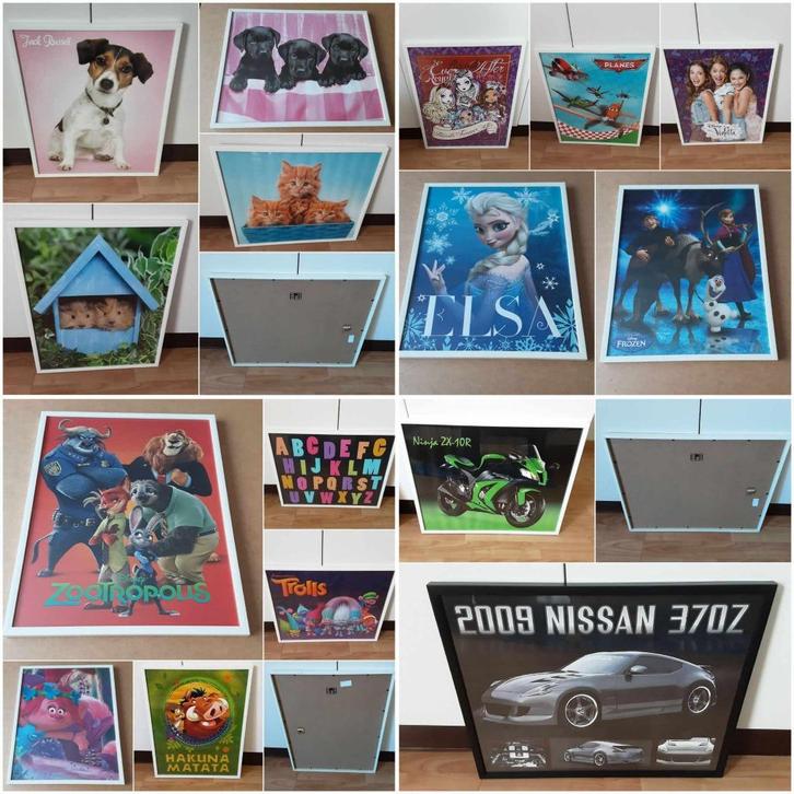kaders met poster, Huis en Inrichting, Woonaccessoires | Lijsten, Nieuw, Ophalen of Verzenden