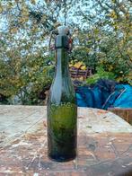 Oude vintage bierfles Eeckhoudt Brussel, Verzamelen, Ophalen of Verzenden, Gebruikt