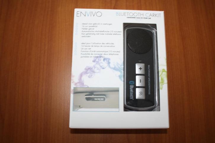 Kit Bluetooth Envivio Kit Main libre pour voiture neuf !!, Auto-onderdelen, Klein materiaal, Nieuw, Ophalen