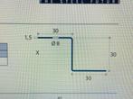 bevestigingsprofiel Joris ide Z 30/30/30, Doe-het-zelf en Bouw, Platen en Panelen, Ophalen, Zo goed als nieuw, Overige materialen