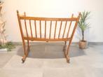 Retro wieg met nieuwe matras op maat en hoeslakens, Kinderen en Baby's, Babywiegjes en Ledikanten, Ophalen, Wieg