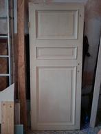 Porte ancienne en bois plein moulurée, Enlèvement, Utilisé, Bois
