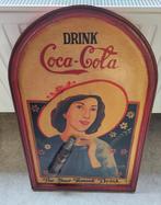 Oude Coca-Cola reclame bord hout, Verzamelen, Merken en Reclamevoorwerpen, Gebruikt, Ophalen of Verzenden