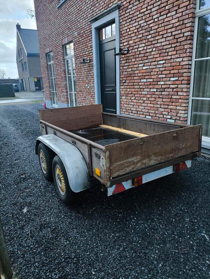 Aanhangwagen dubbele as, Autos : Divers, Remorques, Enlèvement