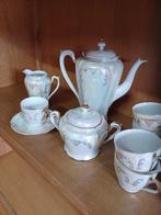 12-delig antiek koffieservies, goud gevlamd, Ophalen