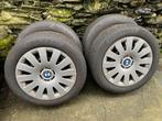 Kit hiver bmw 5x120 205/55/16 continental, Ophalen, Gebruikt, 16 inch, Banden en Velgen