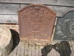 oude gietijzeren haardplaten, Huis en Inrichting, Haarden, Ophalen, Gebruikt, Inbouwhaard, Houthaard