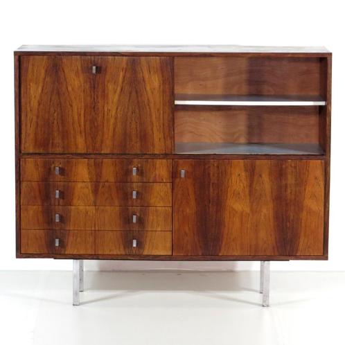 Vintage palissander highboard boekenkast dressoir jaren '60, Huis en Inrichting, Kasten |Televisiemeubels, Overige houtsoorten