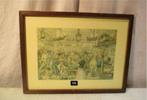 Prachtige Antieke Artprint van Anton Pieck - 32x25, Ophalen of Verzenden, Zo goed als nieuw, Print, Oorspronkelijke maker