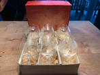 12 hand geblazen en gegraveerde cognac glazen, Antiek en Kunst, Ophalen