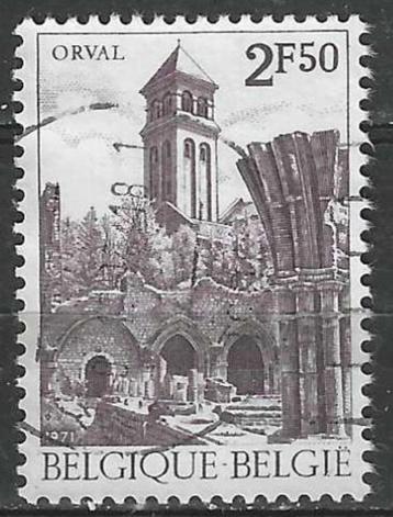 Belgie 1971 - Yvert/OBP 1592 - Abdij van Orval (ST) beschikbaar voor biedingen
