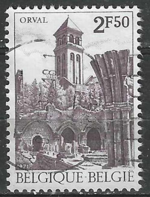 Belgie 1971 - Yvert/OBP 1592 - Abdij van Orval (ST), Postzegels en Munten, Postzegels | Europa | België, Gestempeld, Gestempeld