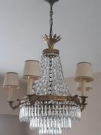 Kristallen kroonluchter / wandverlichting., Huis en Inrichting, Lampen | Kroonluchters, Ophalen, Gebruikt