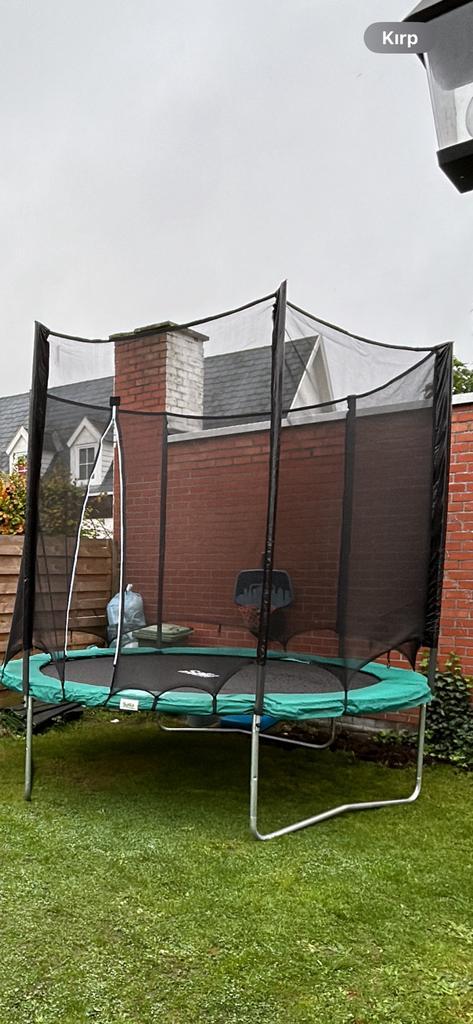 Salta - All-in 305 groen met veiligheidsnet, Kinderen en Baby's, Speelgoed | Buiten | Trampolines, Nieuw, Ophalen of Verzenden