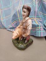 Slager met varken, Ophalen