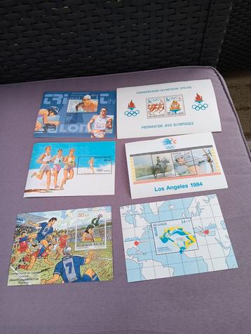 Belgische frank postzegels velletjes 12 velletjes 6€ beschikbaar voor biedingen