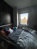 bed ikea 140X200 + matras, Huis en Inrichting, Slaapkamer | Bedden, Ophalen, Wit, 140 cm, Zo goed als nieuw