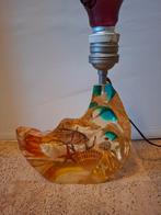 Vintage hars lamp vissen, Ophalen of Verzenden
