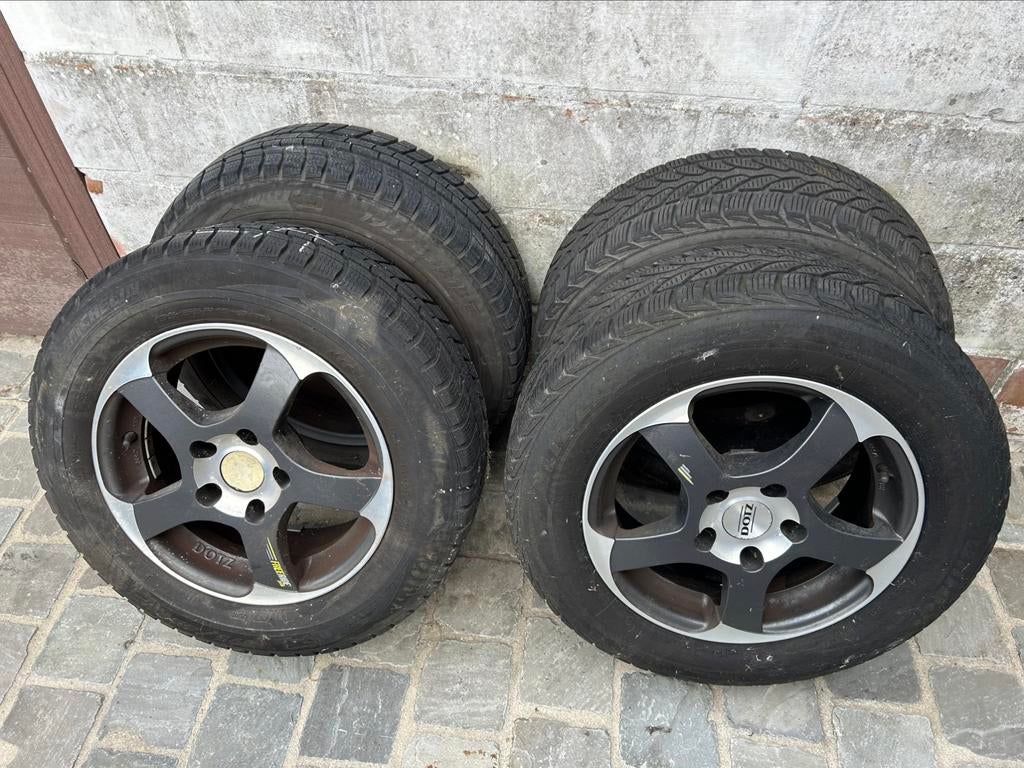 DOTZ velgen met winterband, 15 pouces, Pneus et Jantes, Pneus hiver, Véhicule de tourisme