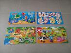 Doos met 4 houden puzzels., Ophalen of Verzenden, Gebruikt