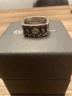 Buddha to Buddha ring ESTHER DUBBEL LIMITED ZILVER GOUD 14KT, 20 of groter, Ophalen of Verzenden, Zo goed als nieuw, Dame of Heer