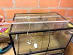 Terrarium 6Ox40x40, Dieren en Toebehoren, Reptielen en Amfibieën | Toebehoren, Ophalen, Gebruikt, Terrarium of Paludarium