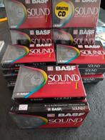 20 cassettes BASF Sound quality ferric tape neuves I +CD, CD & DVD, Cassettes audio, Neuf, dans son emballage, Enlèvement ou Envoi