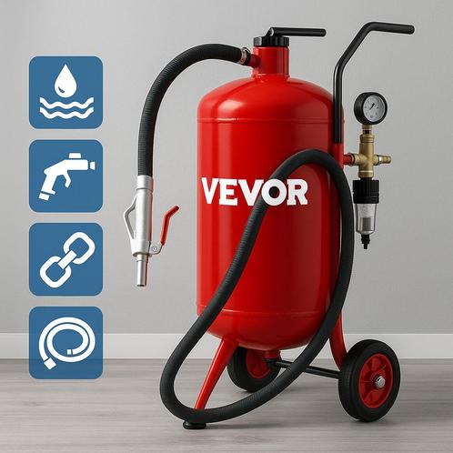 VEVOR 40L Mobiele Zandstraalmachine New, Doe-het-zelf en Bouw, Compressors, Zo goed als nieuw, Ophalen