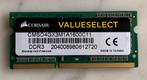 4G DDR3 RAM, Computers en Software, RAM geheugen, DDR3, Ophalen of Verzenden, Zo goed als nieuw, Laptop