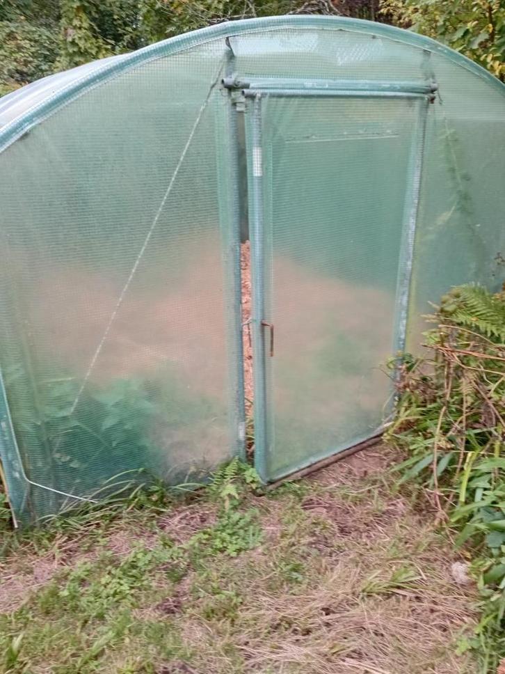 serre, Tuin en Terras, Kassen, Gebruikt, Kweekkas, Staal, Folie, Ophalen
