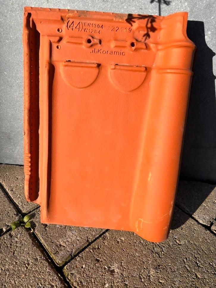 Koramic dakpannen rood – 44 ER1304 W1284, Bricolage & Construction, Tuiles & Revêtements de toit, Utilisé, Tuiles, Pierre ou Argile